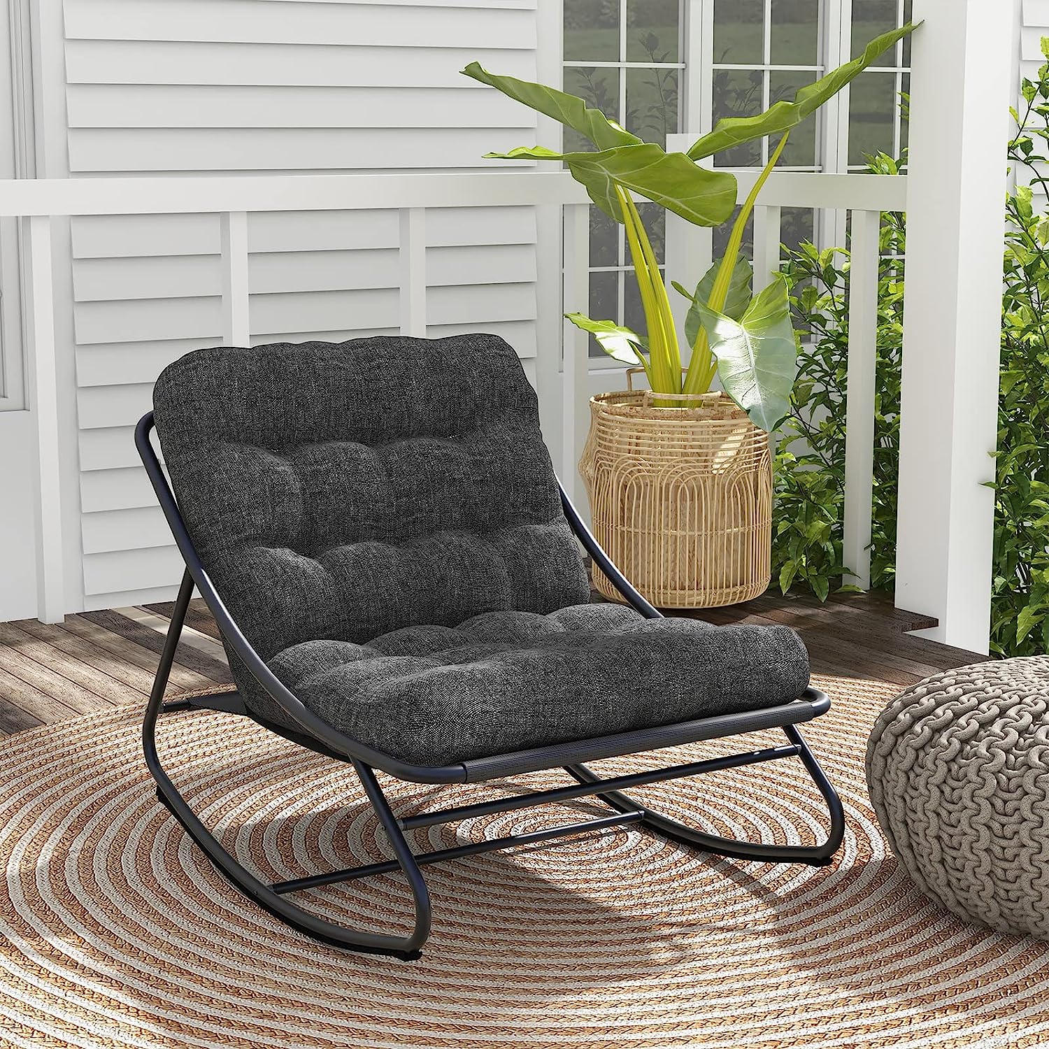 Rocking lounger online outdoor