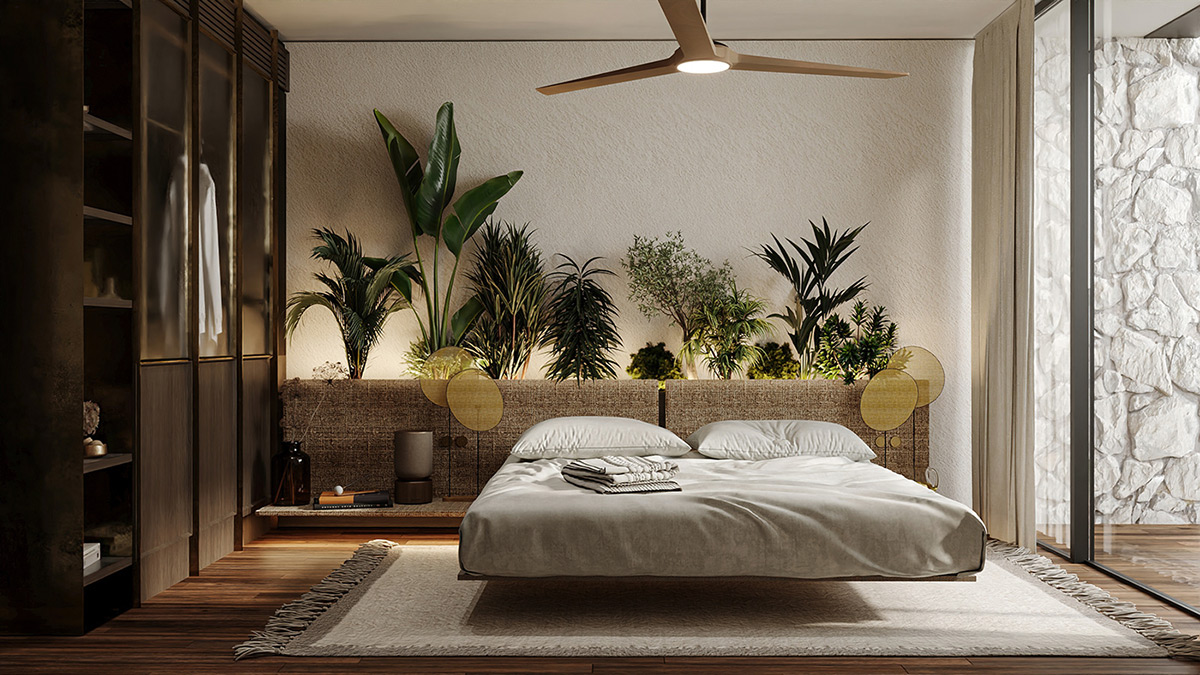 botanical bedroom