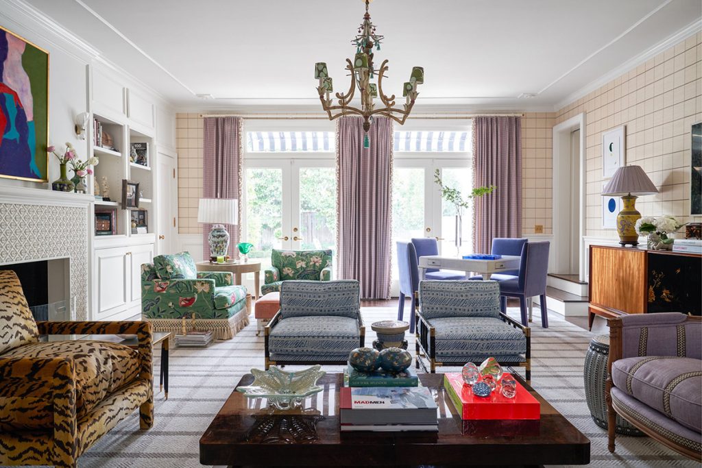 living room chandelier