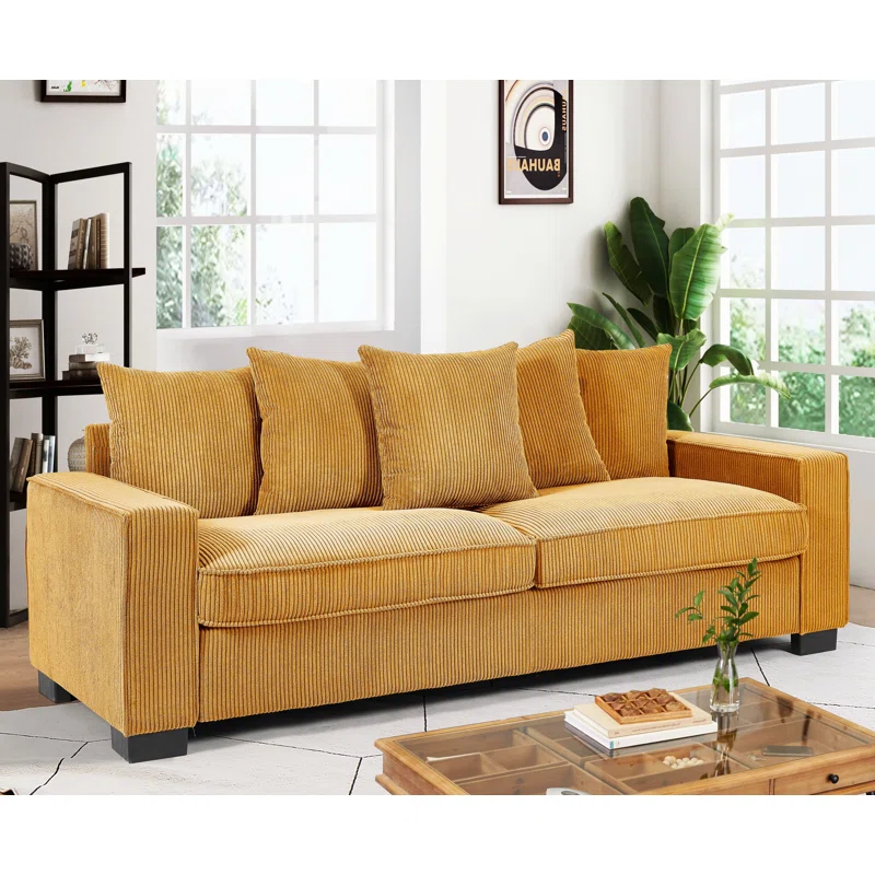 Ginger Corduroy modern sofa