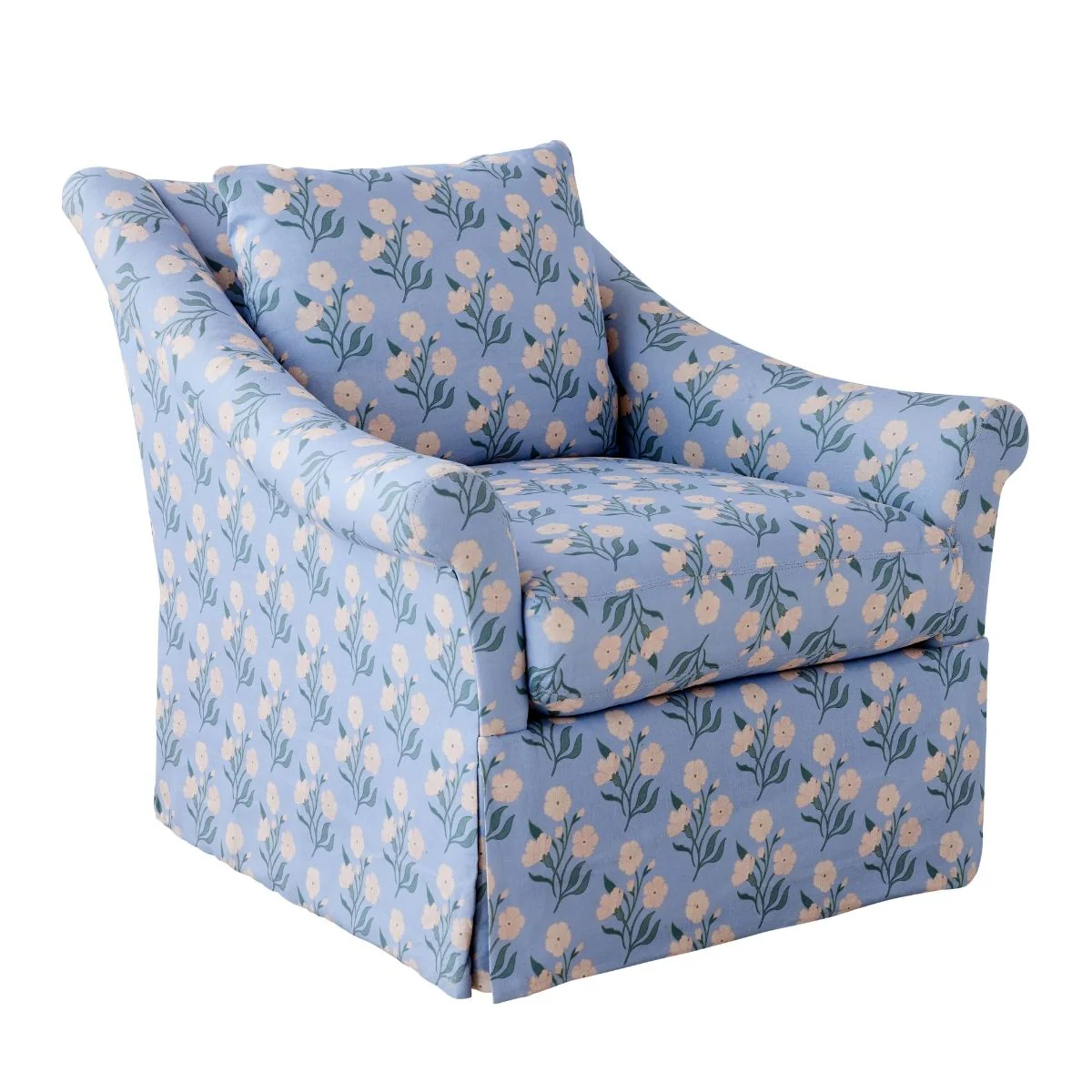 Petal Print Reading Chair