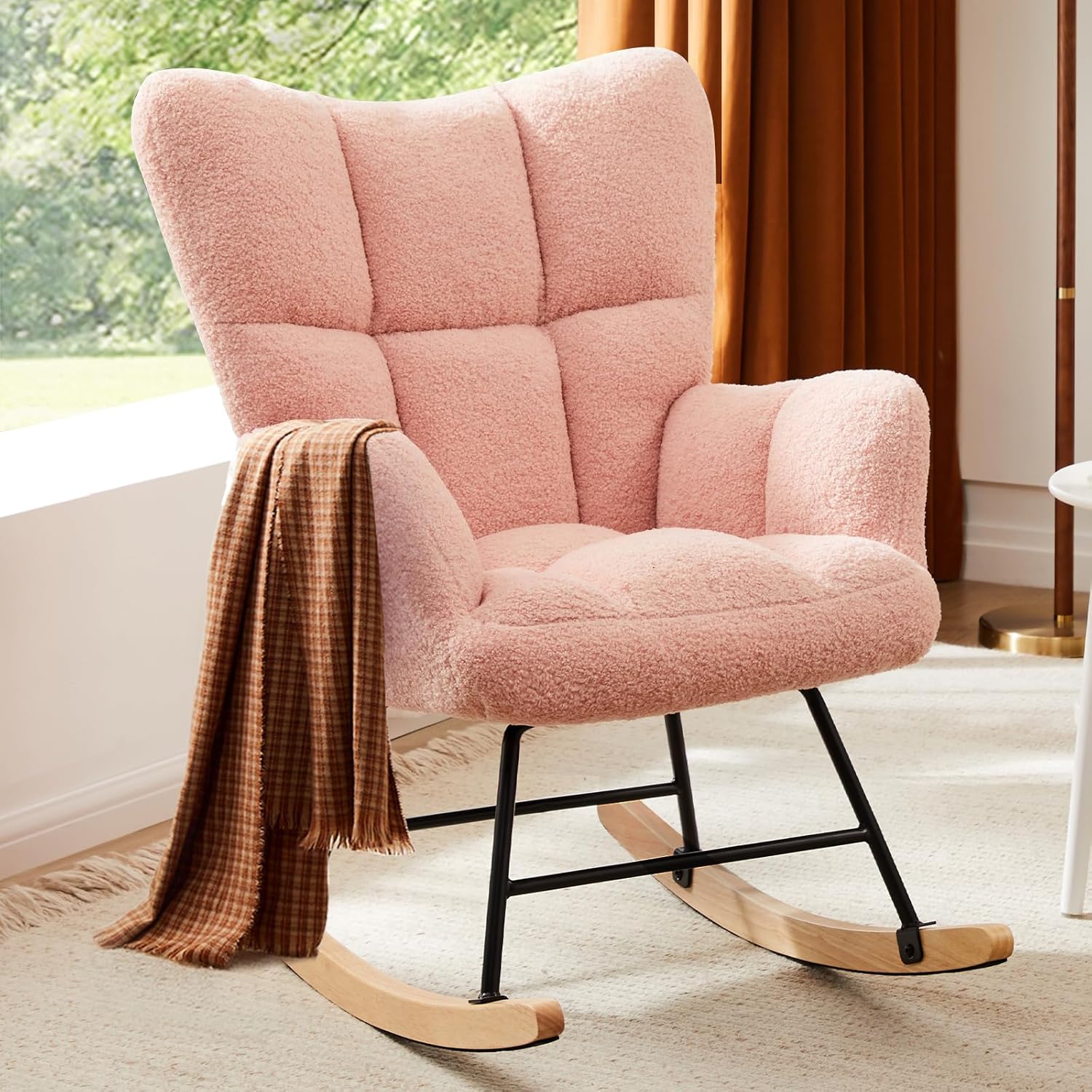 Rocking Pink Reading Chair