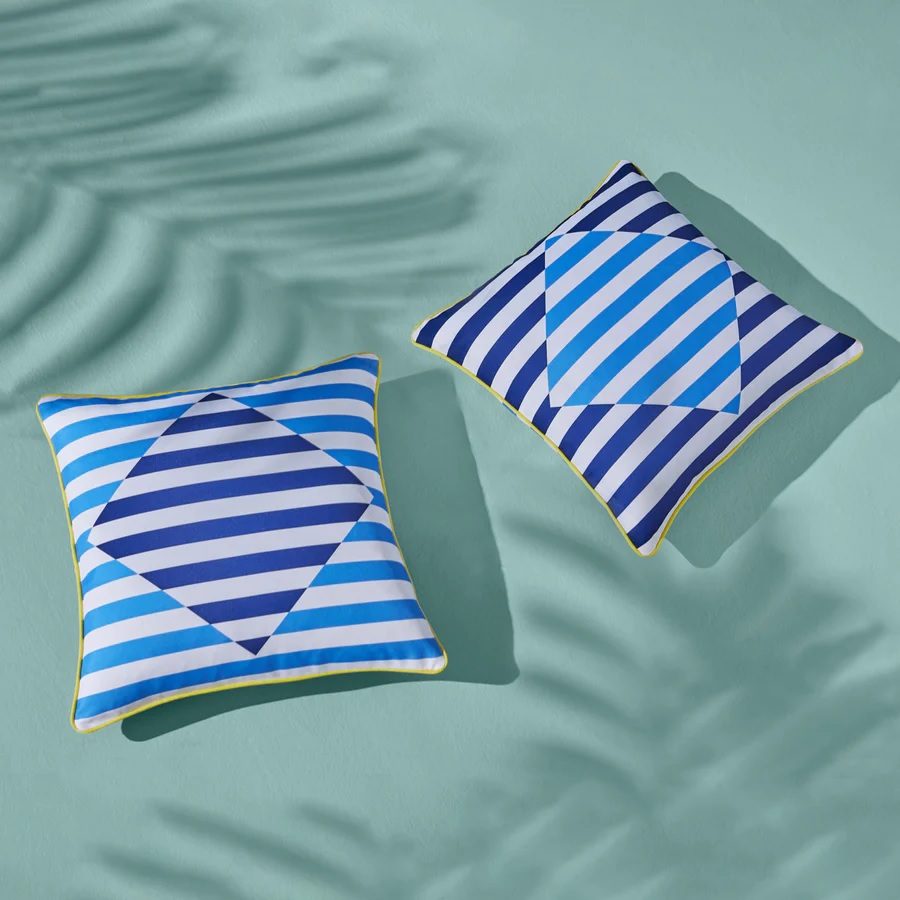 jonathan adler outdoor cushions on sale online right now blue and white striped modern patio cushions for sofa weather resistant decor accessories for nautical glam ideas