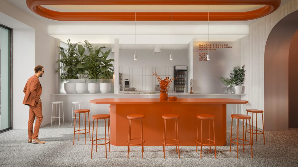 Orange Kitchen Bar Stools Interior Design Ideas   Orange Kitchen Bar Stools 1024x576 