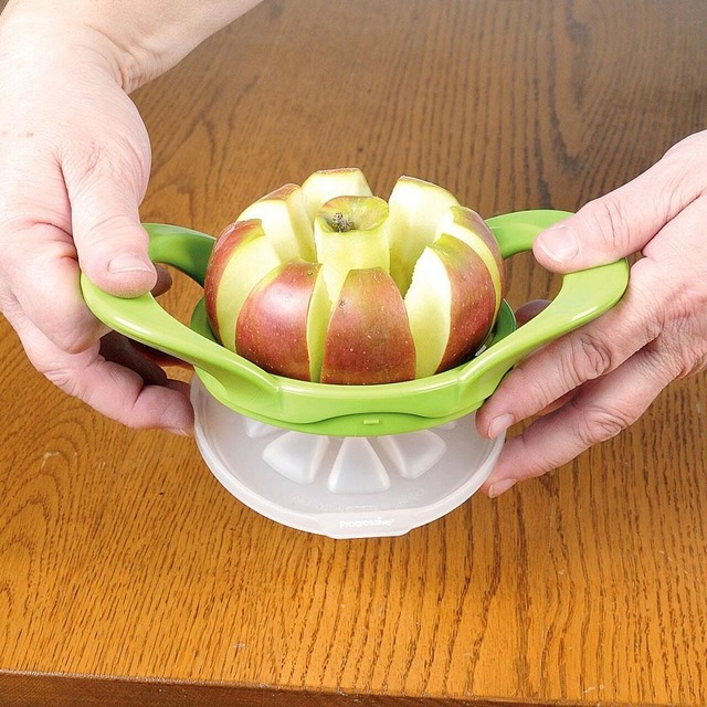 cheap kitchen gadgets for apples bright lime green apple slicer with popout base how to prepare a lot of apple slices for kids lunch accessories food prep gadgets for sale