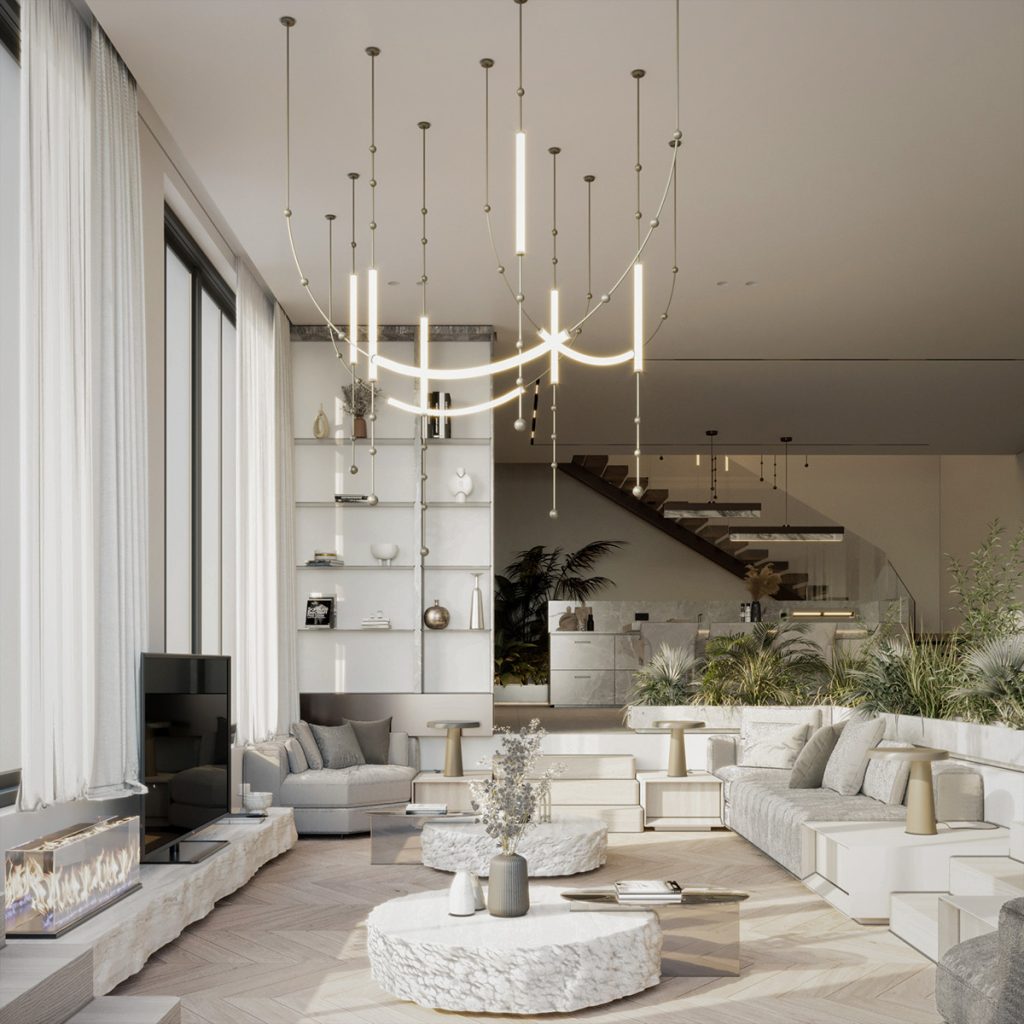 modern chandelier