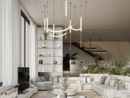 modern chandelier