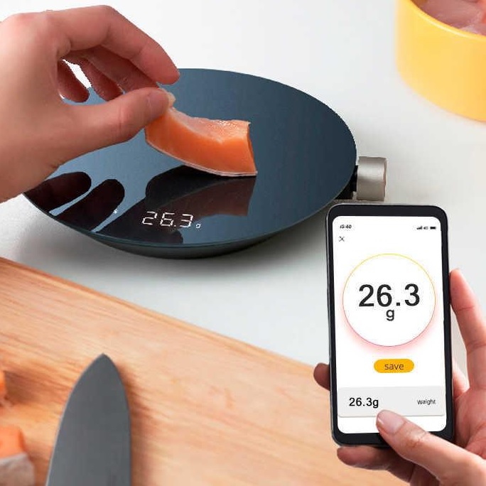 smart kitchen scale and app useful kitchen gadgets for dieters and bakers unique gift ideas for foodies health related kitchen tools for sale online smart scale for macros