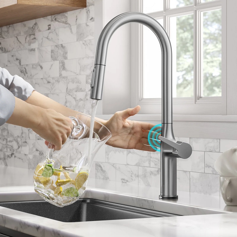 touch activated kitchen faucet convenient kitchen gadgets for chefs and new homeowners how to upgrade your kitchen instantly pull down sprayer Kraus faucet for sale online