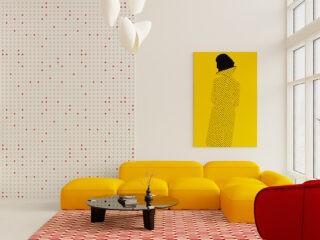 Pushing Limits With Powerful Red and Yellow Accent Decor