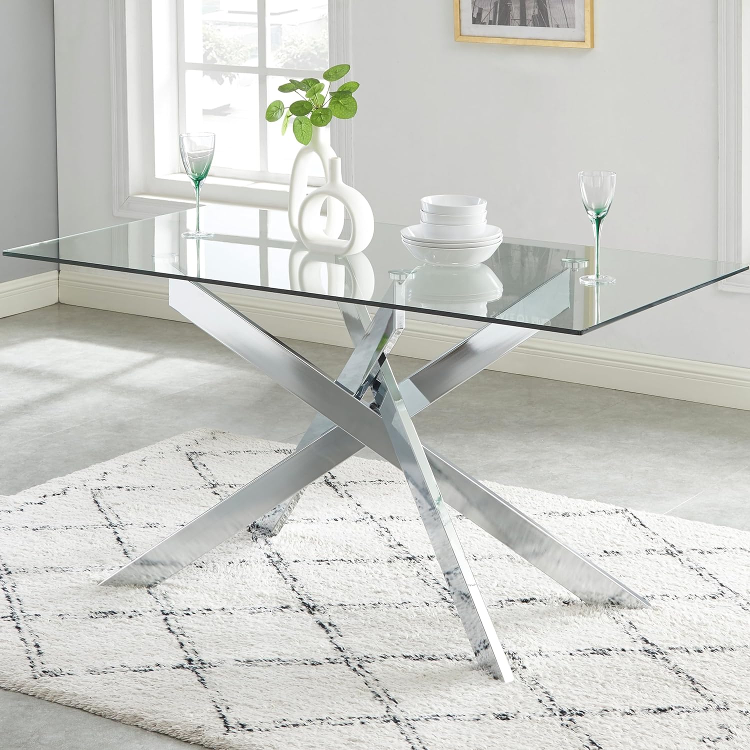 Modern Narrow Dining Table