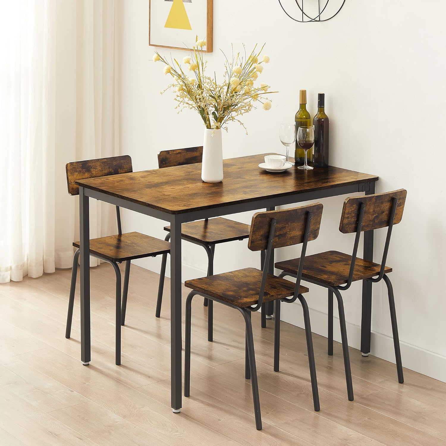 Narrow Dining Room Table Set