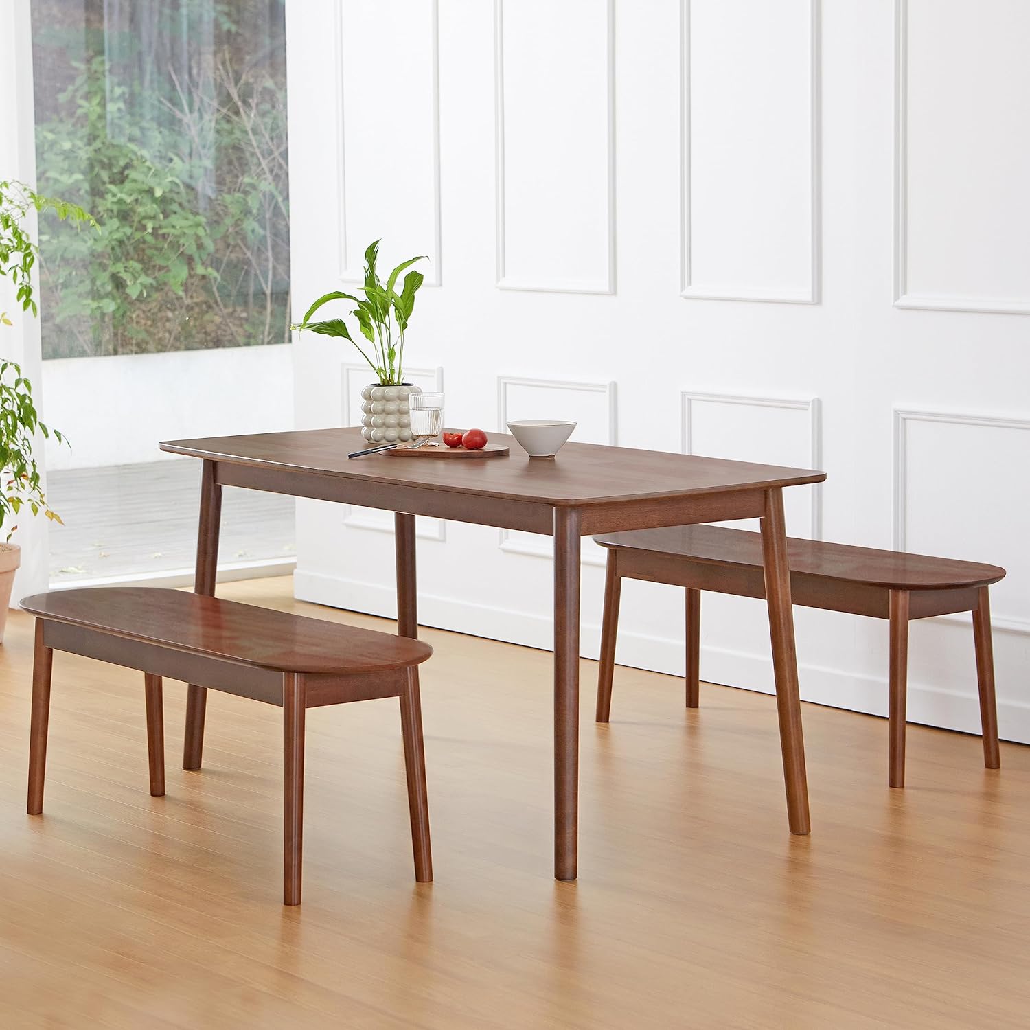 Narrow Dining Table With Bench