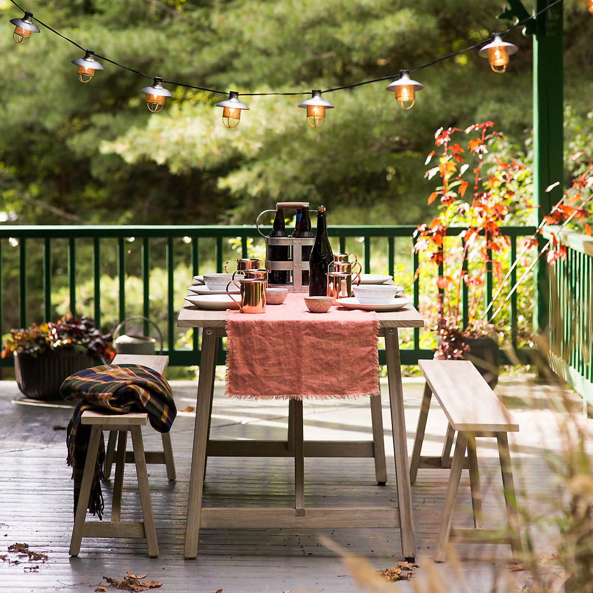 Narrow Outdoor Dining Table