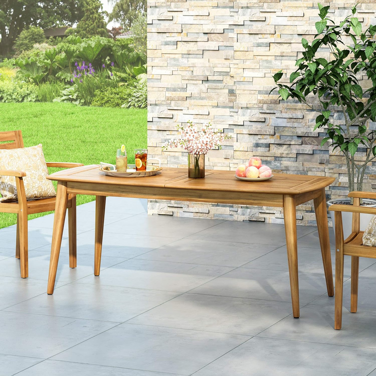 Narrow Patio Dining Table