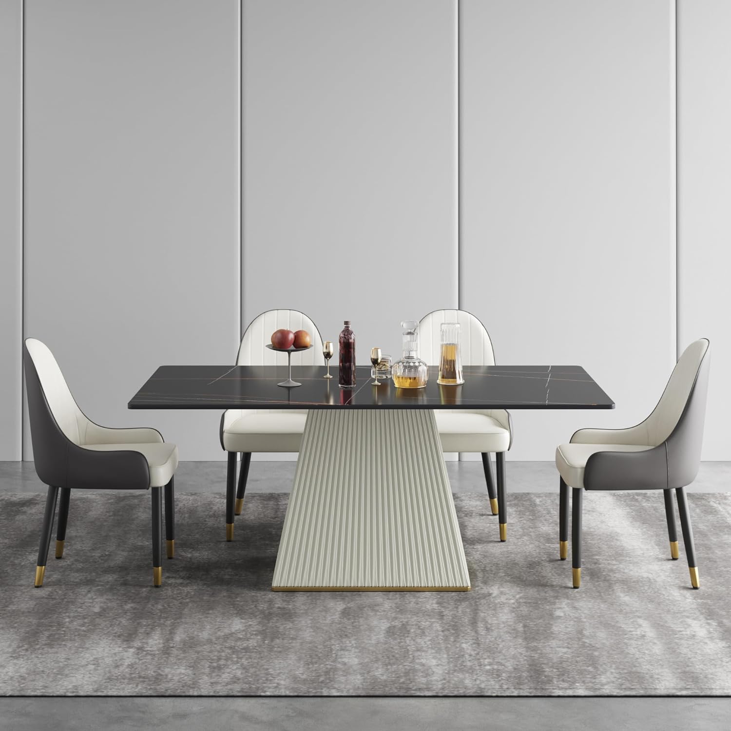 Narrow Pedestal Dining Table