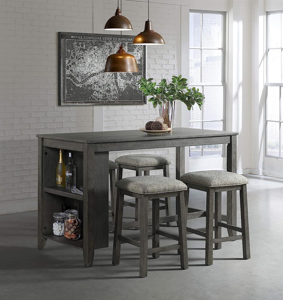 Pub style Narrow Dining Table Set