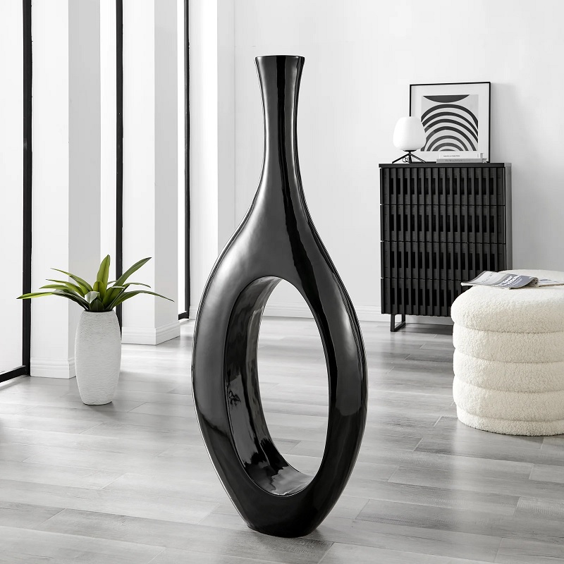 extra tall black floor vase unique contemporary decor for sale online modern design ideas for living room entryway how to display pampas grass decor inspiration