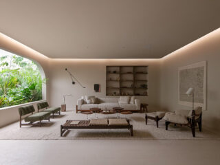 Beige Serenity & Verdant Views: A Tapestry of Nature’s Palette in Brazil’s Embaúba House