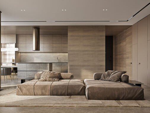 taupe tone monochrome interiors26