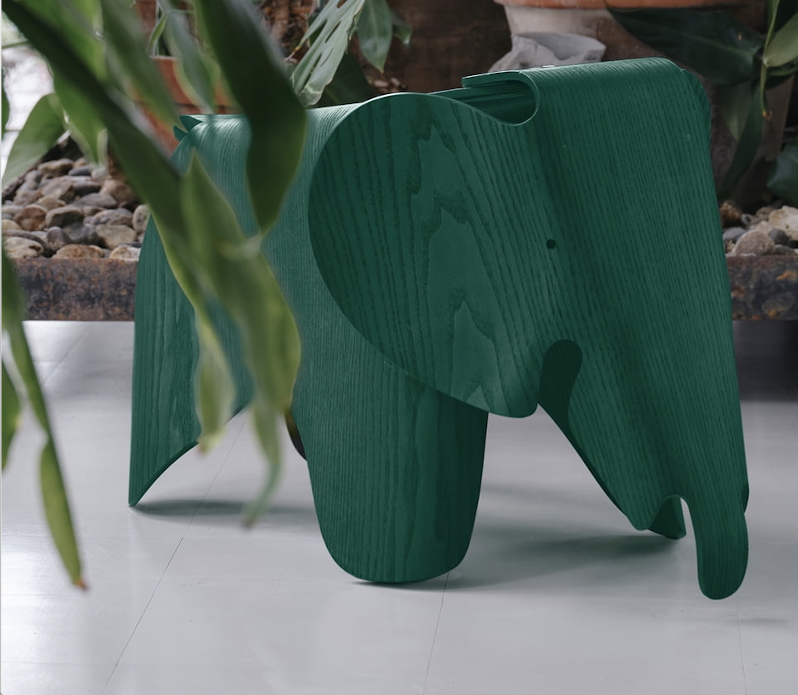 Limited Edition Eames Elephant in Green