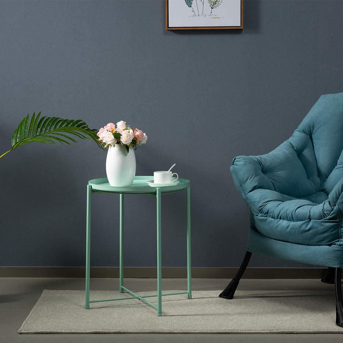 Mint Tray Top Accent Table