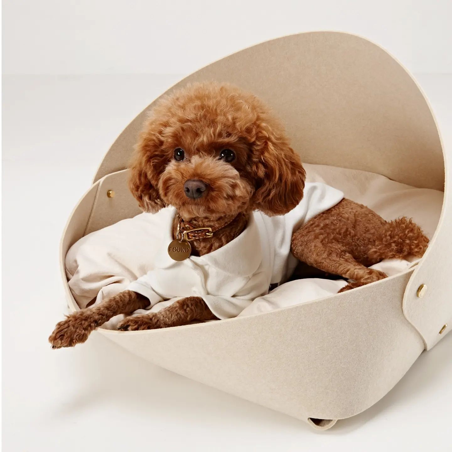 Modern Microfiber Pet Bed