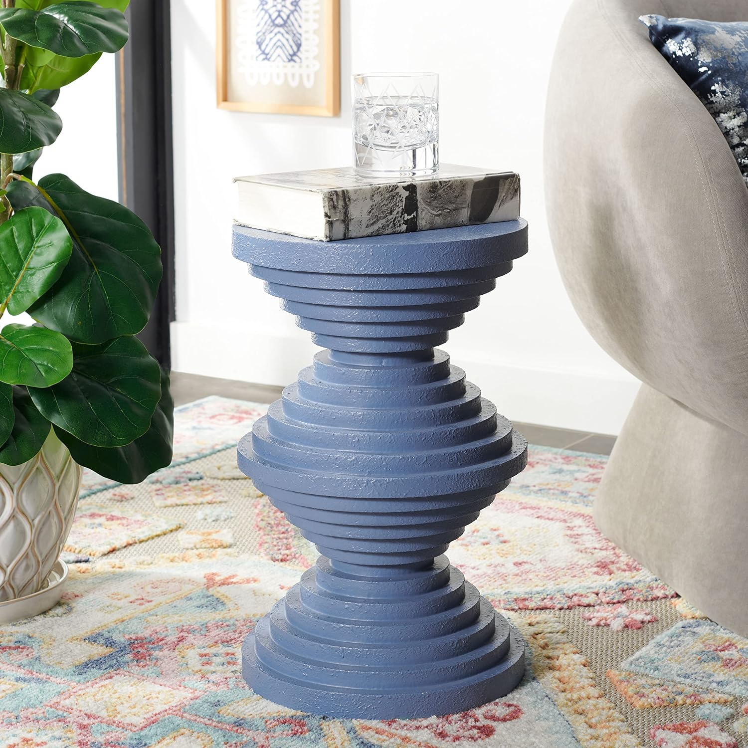 Periwinkle Blue Accent Table