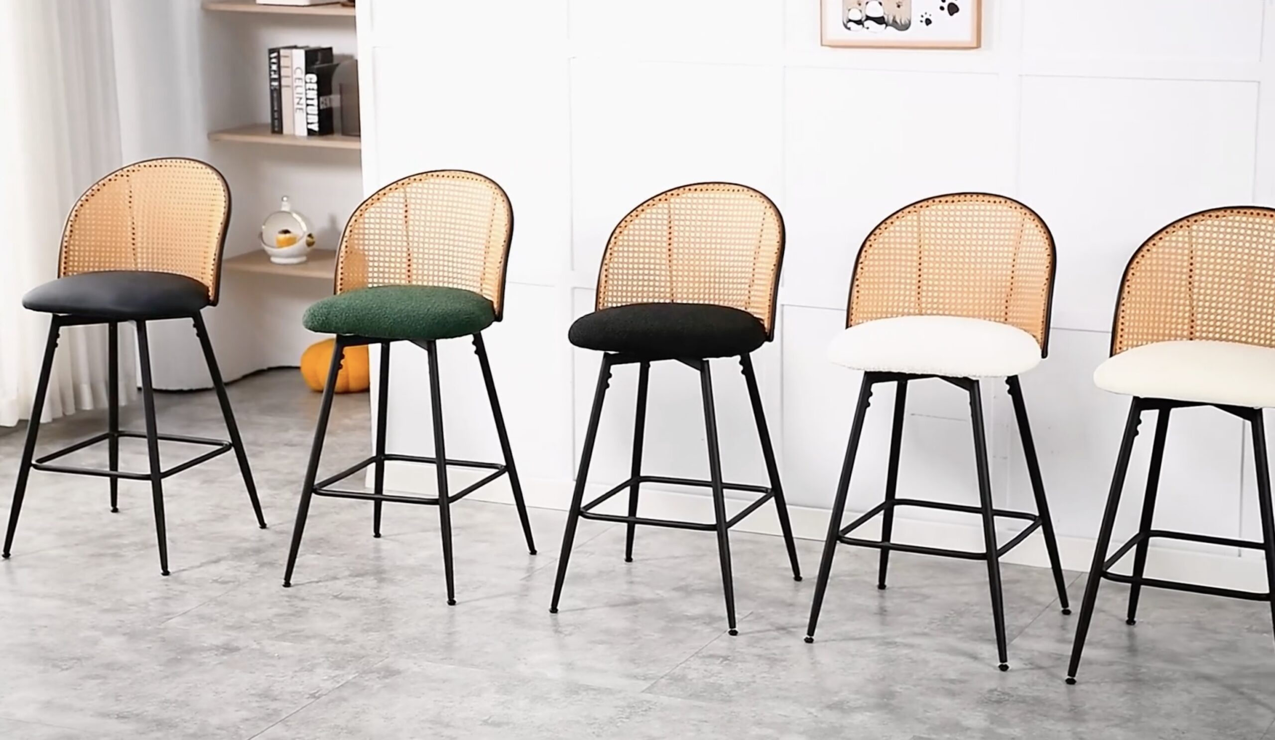 Rattan Bar Stools With Backs