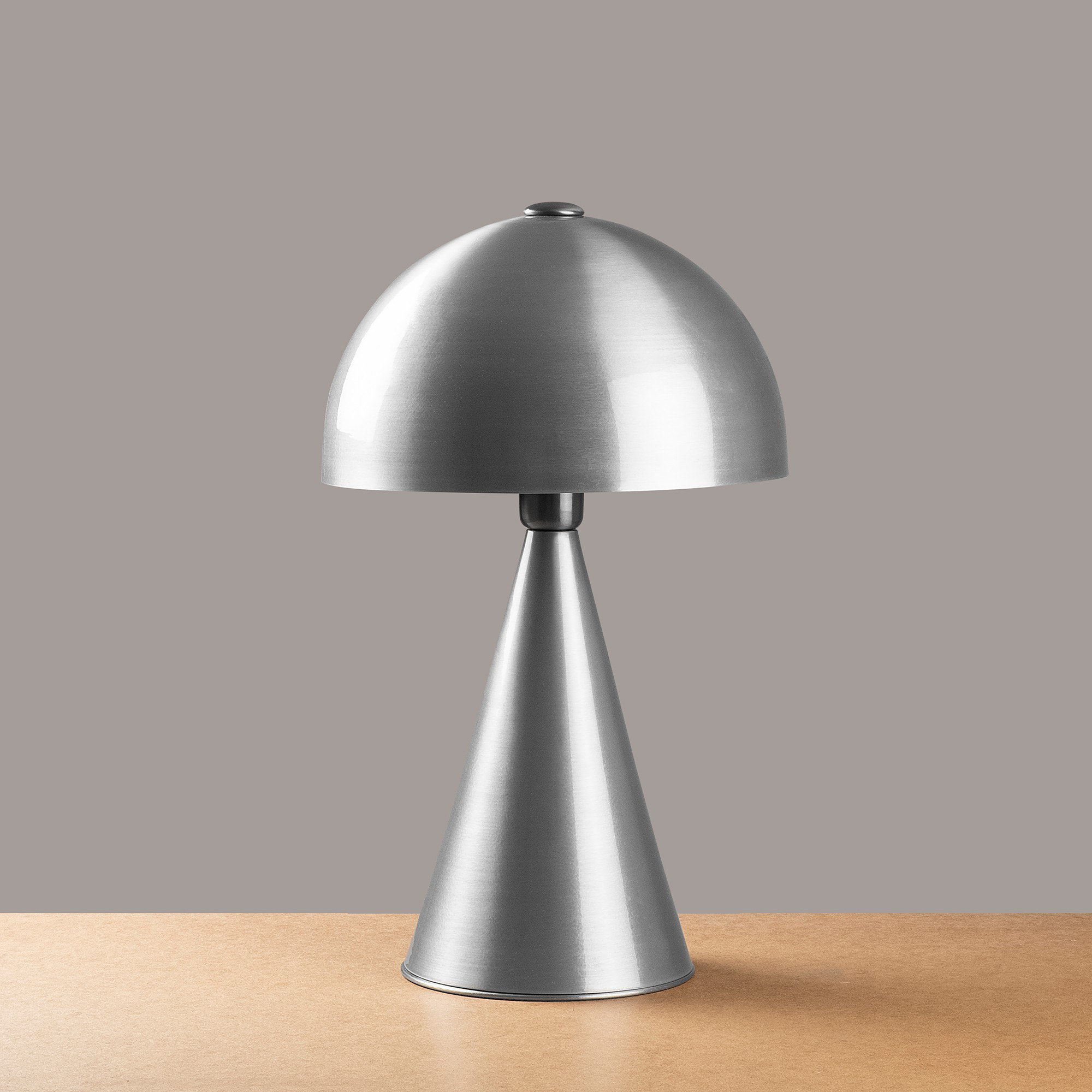 Small Silver Table Lamp