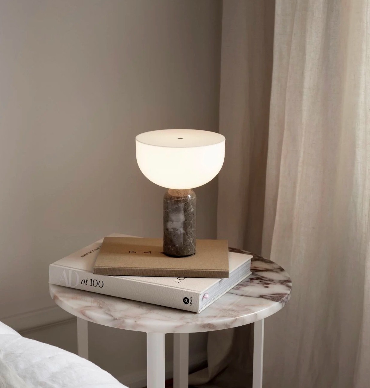 Small Stone Table Lamp