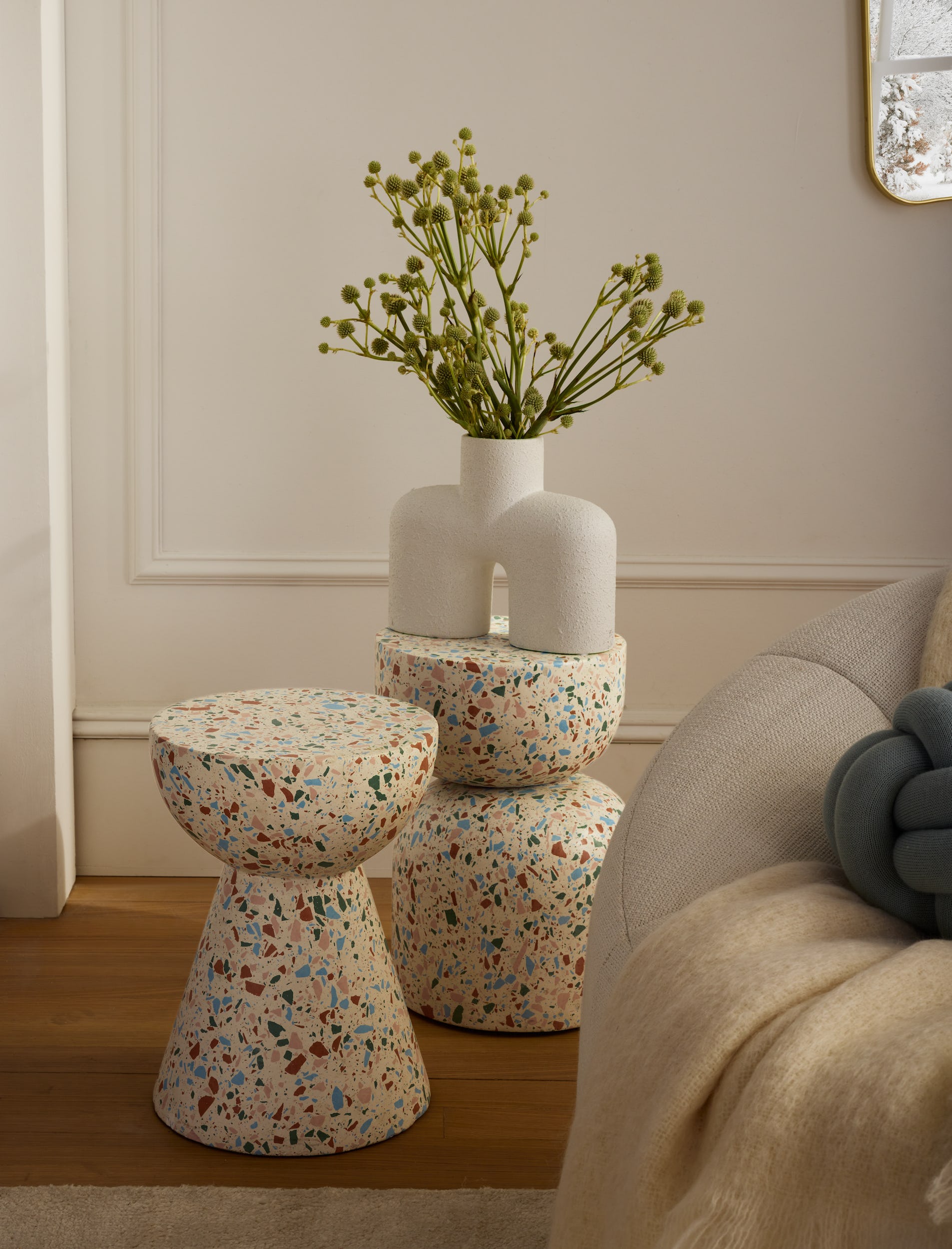 Terrazzo Accent Side Tables