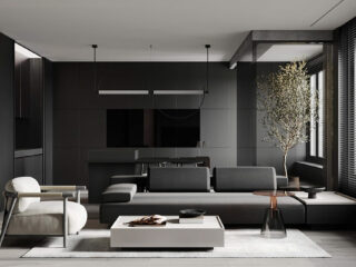 Sophistication in Greyscale: Exploring the Allure of a Modern Monochrome Home