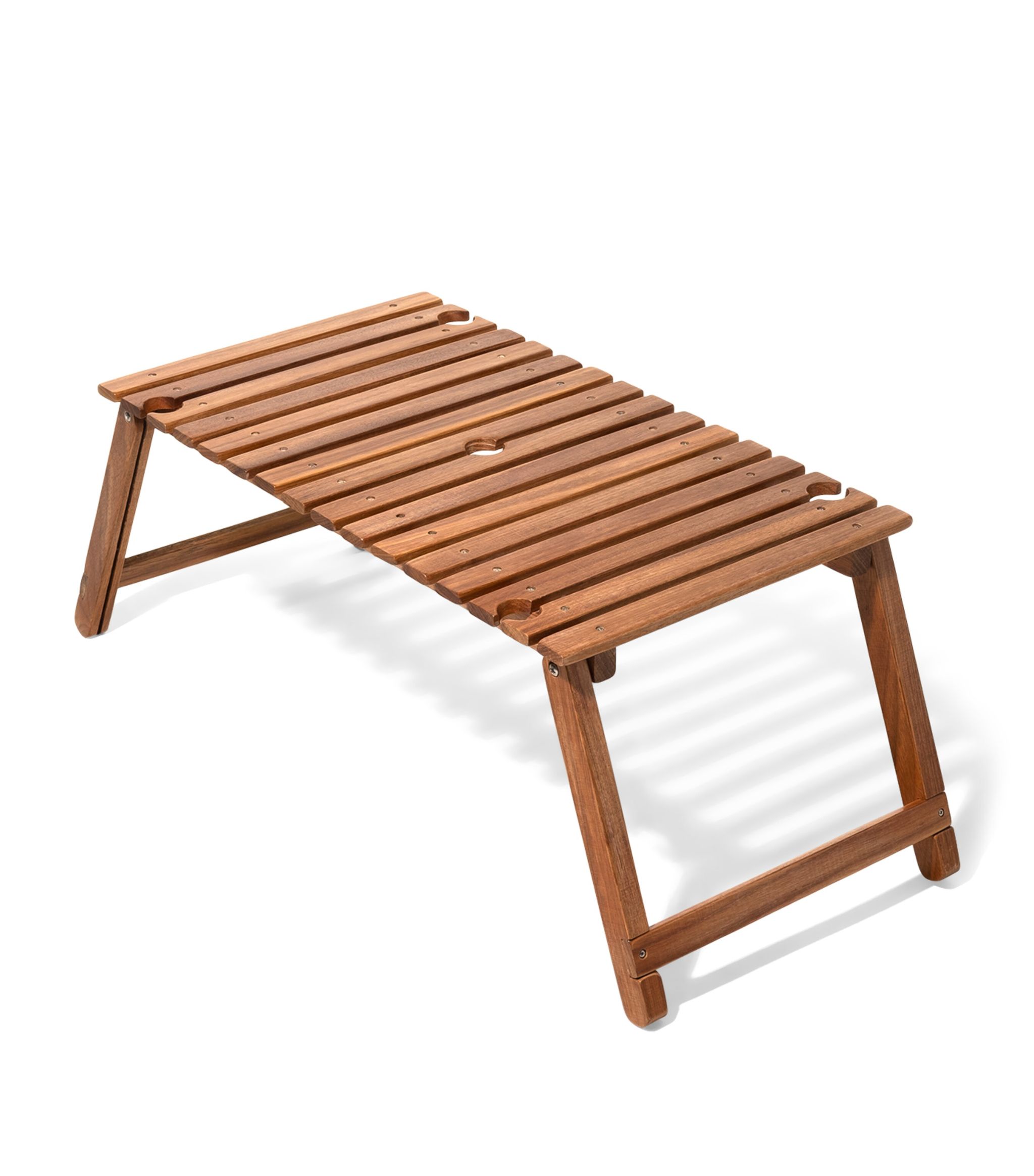 Folding Small Picnic Table With Glass Holders
