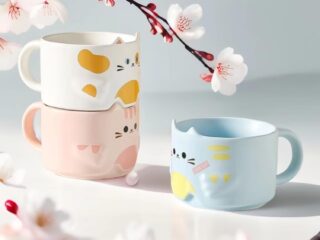 Product Of The Week: Cute Stackable Cat Mugs