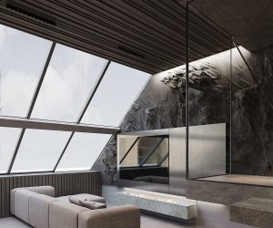 stone interior modern penthouse 13