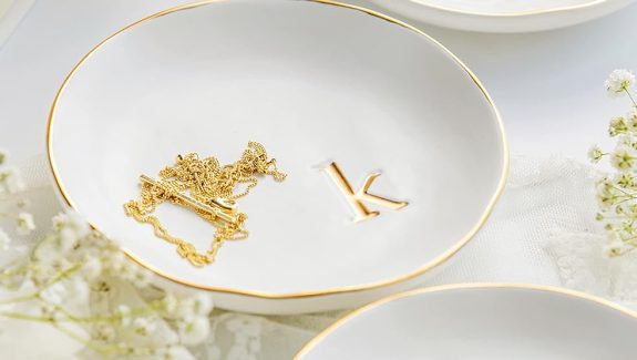 Product Of The Week: A Monogrammed Trinket Dish for Gifting