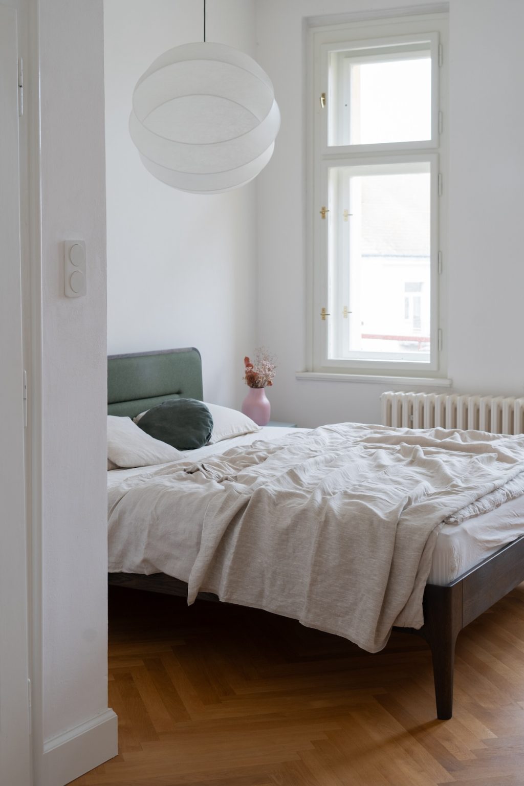 cozy white bedroom