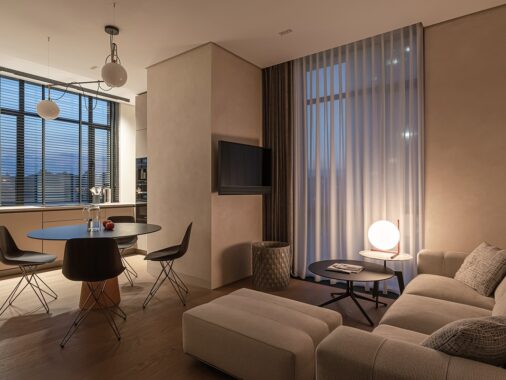 Luxury Redefined in the Modern Minimalist K&K Apartment