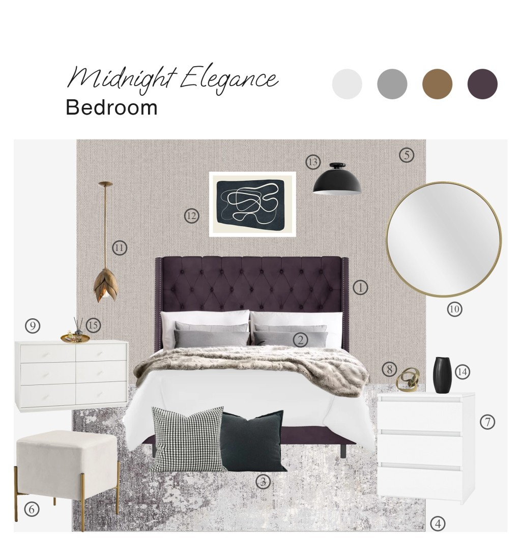 Modern Moody Bedroom (Revised)