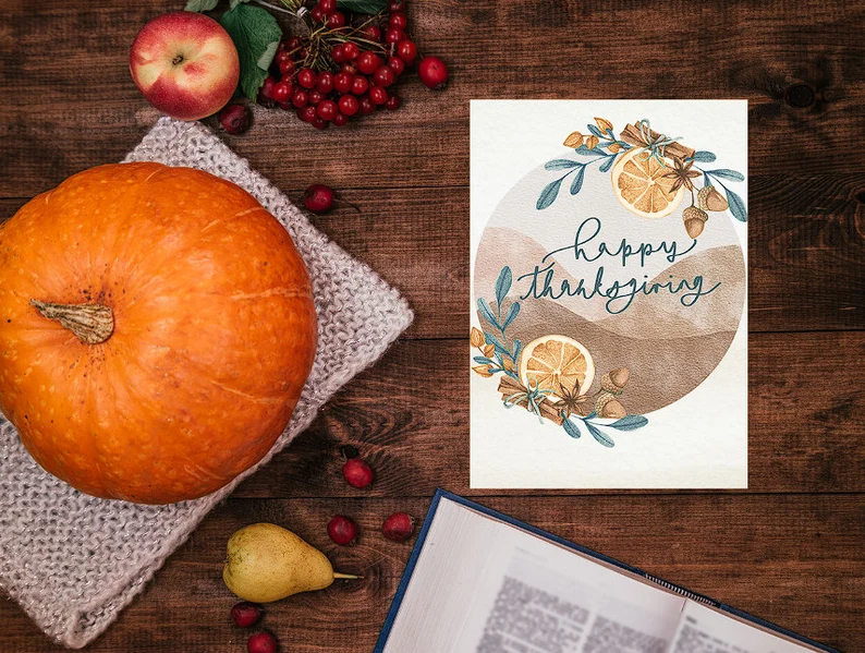 Thanksgiving card