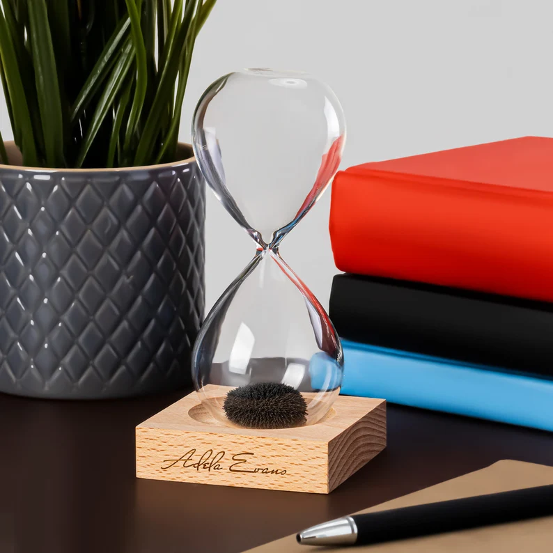 custom magnetic hourglass