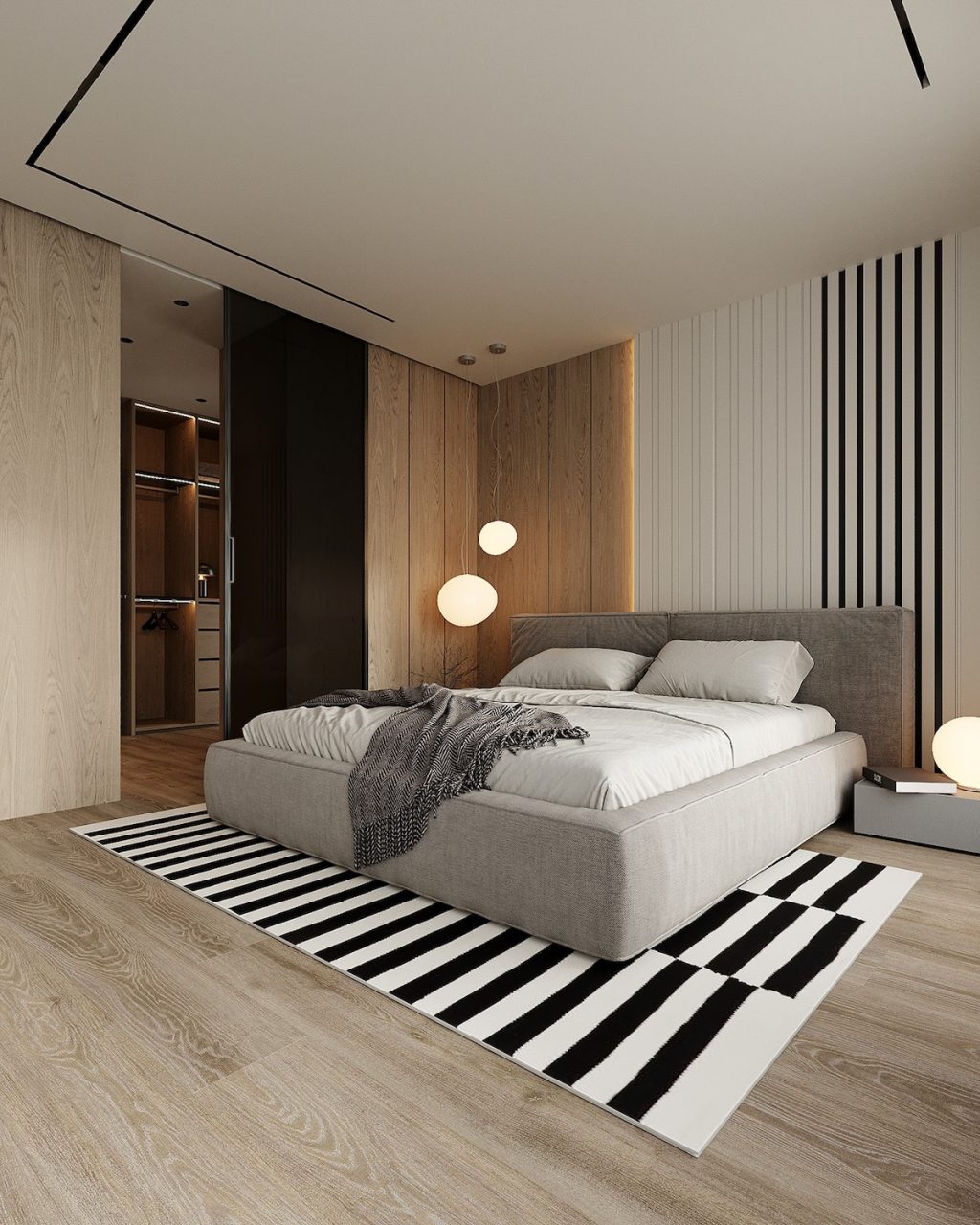 inviting bedroom with lived in vibe