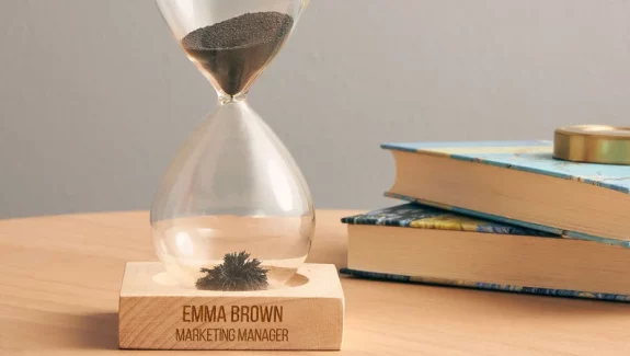 Product Of The Week: An Engraved Magnetic Hourglass