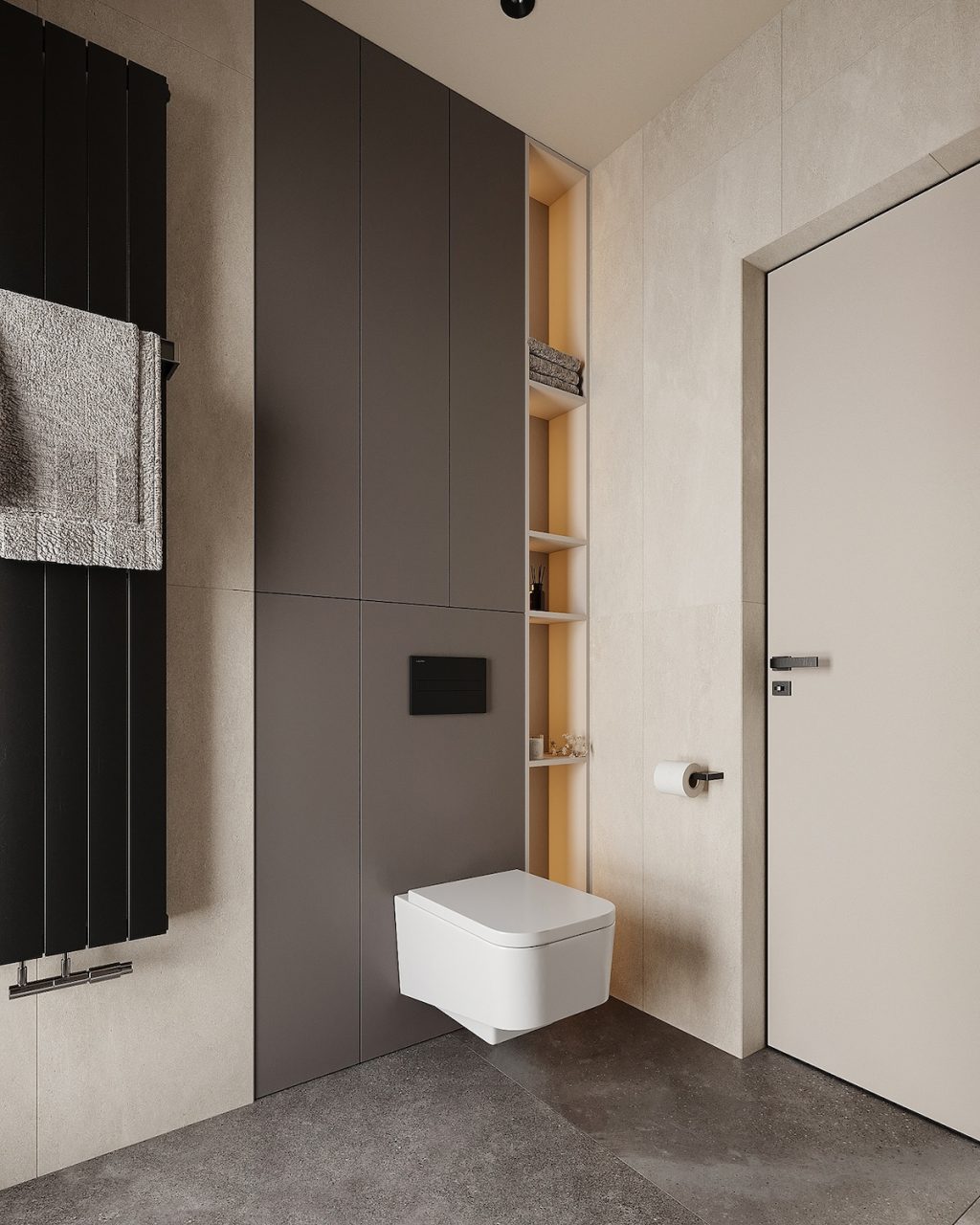 minimalist bathroom interior