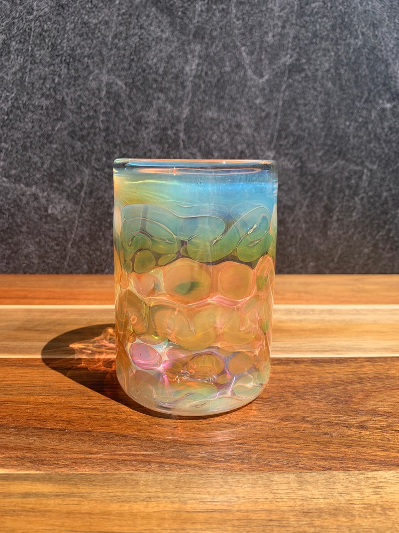 Handblown glass tumbler design