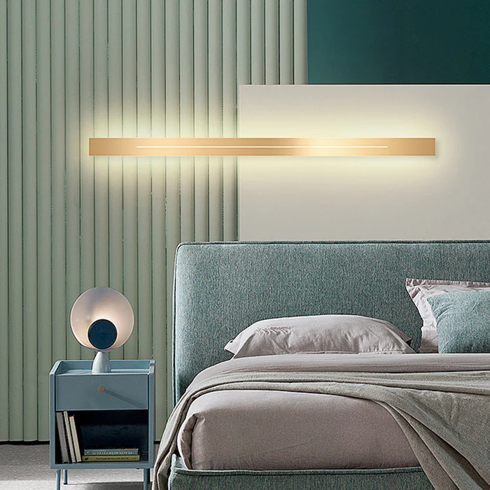 edge indoor led wall lamp in bedroom