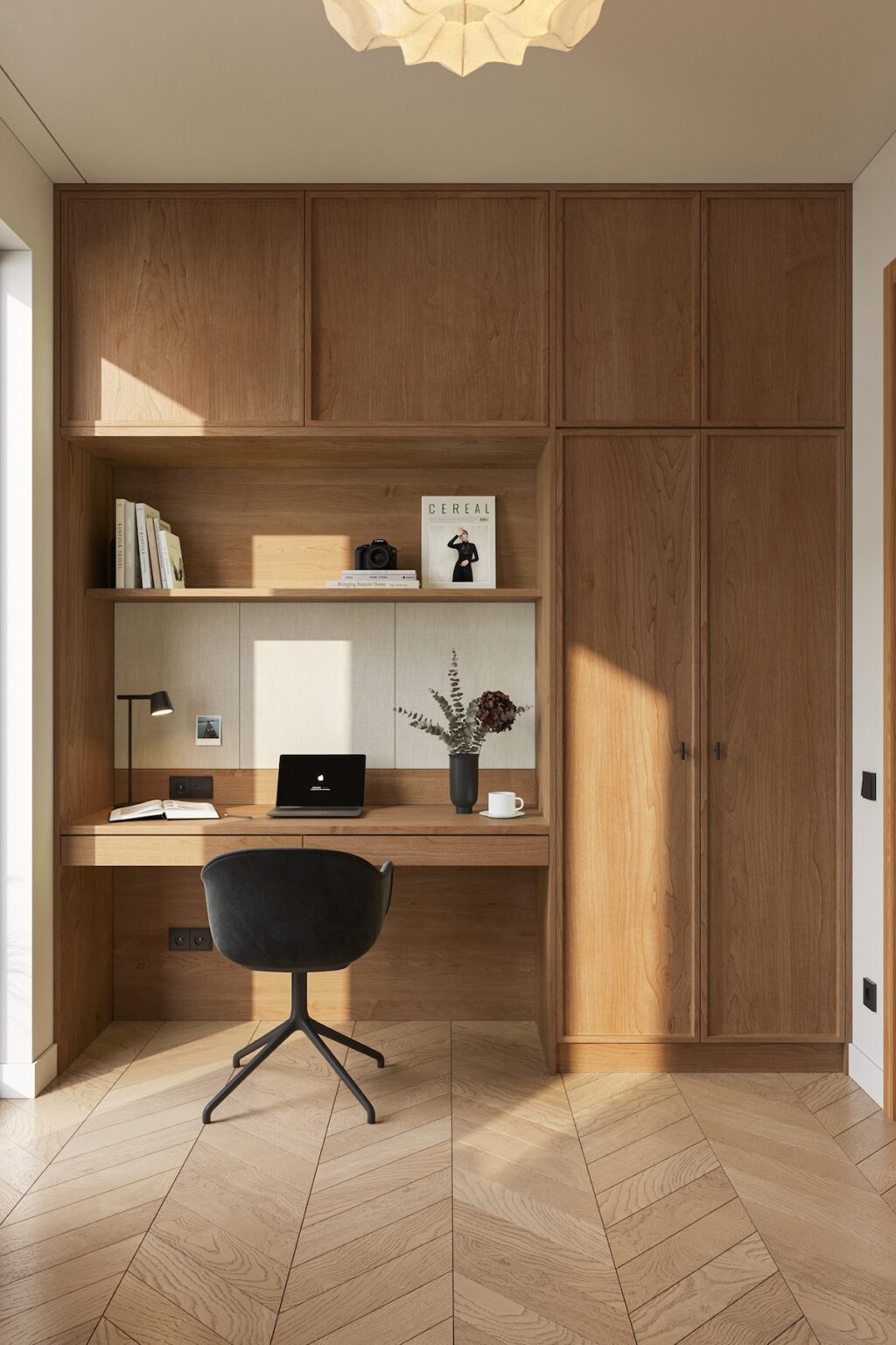 wooden workspace