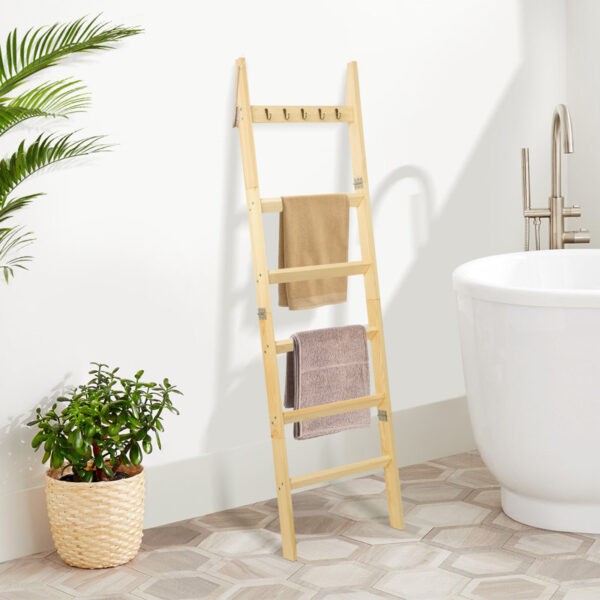 Ladder style towel rack