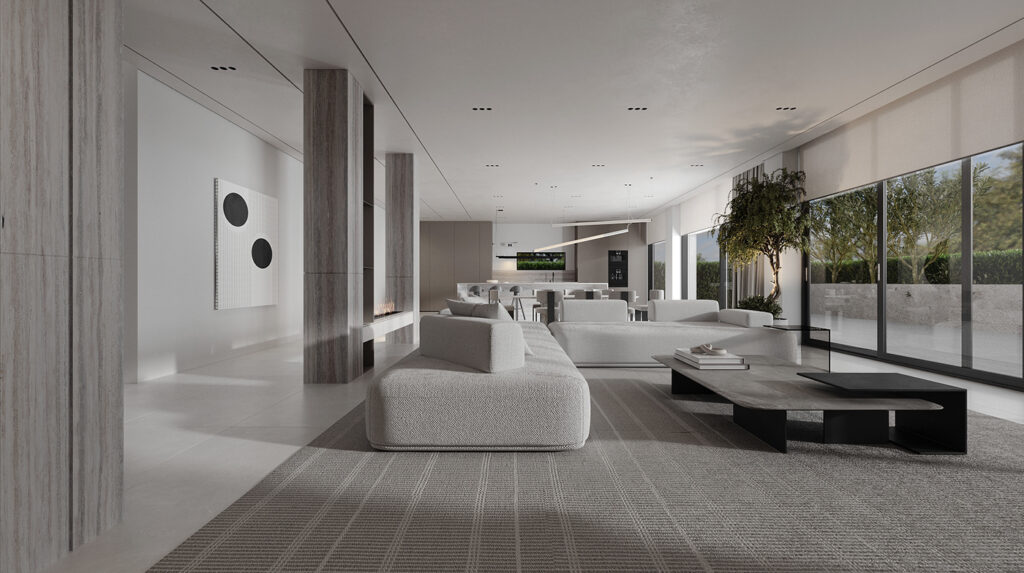 elegant living area